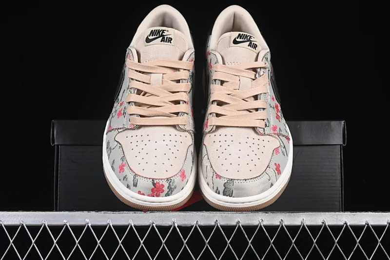 All categories Air Jordan Jordan series basketball shoes Air Jordan 1 Low G version pure original Rui Hachimura x Air Jordan 1 Low OG "Oatmeal" AJ1 Joe 1 Hachimura co-branded low-top cultural casual sneakers HV8293-100